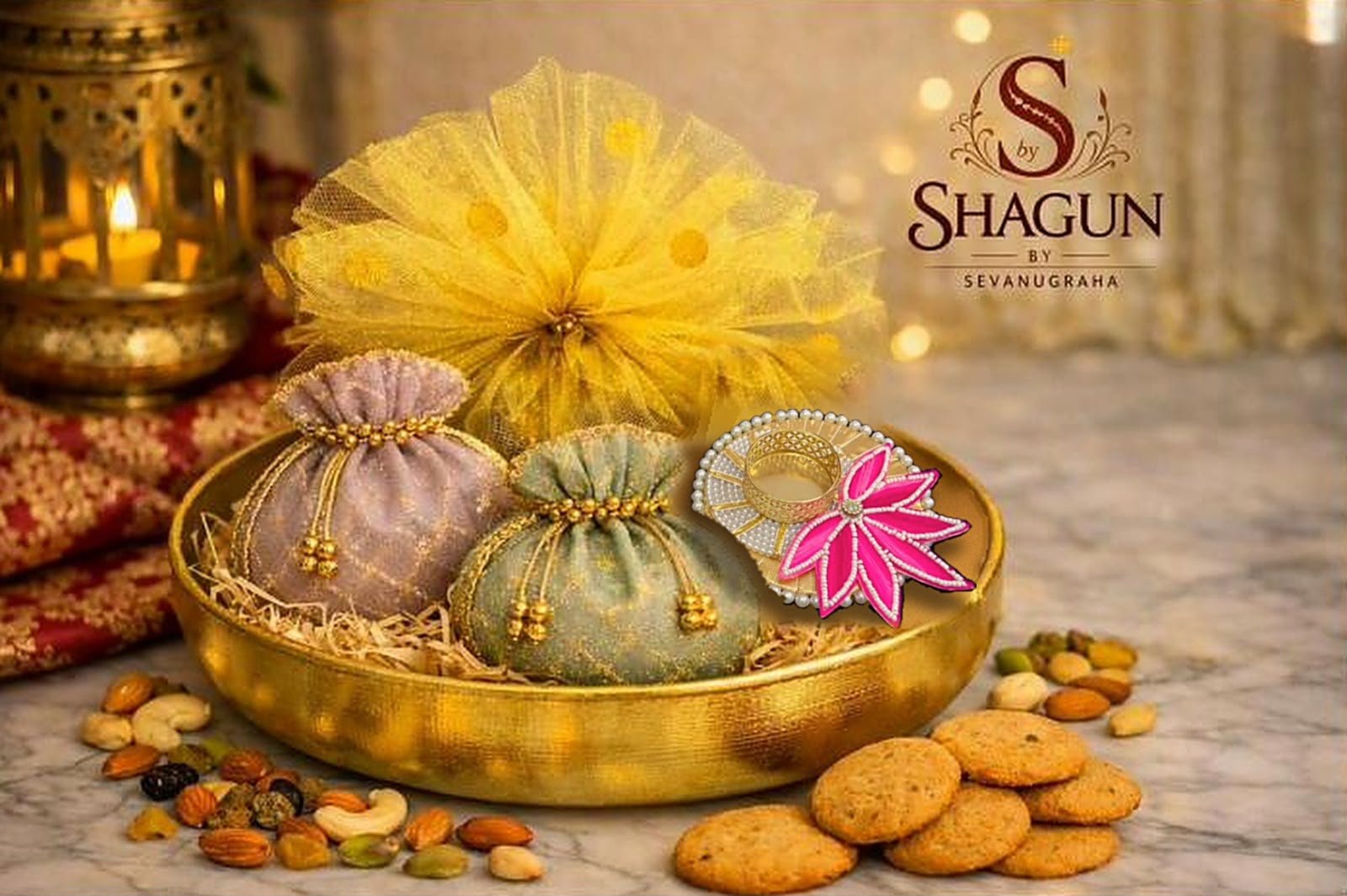 Deepavali diya and sweets hamper